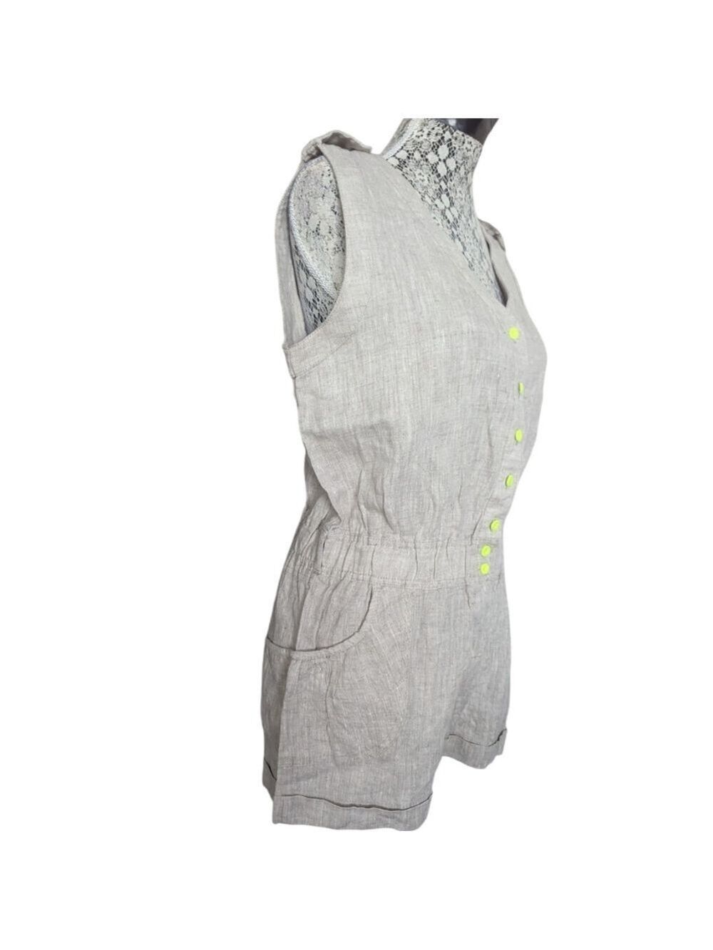 Linen Romper - Picture 6 of 9
